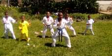 A picture of Kids karate class