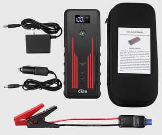  Battery Jump Starter for Car, CTWJO 12V 1000A Portable Jump  Starter Booster with USB-C Smart Port, Compass, LCD Screen, LED Light,  Travel Case (Up to 7.2L Gasoline 5.5L Diesel Engines) 