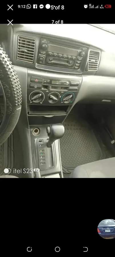 A picture of Toyota Corolla 2007 model