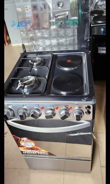 A picture of Electric gas cooker with oven