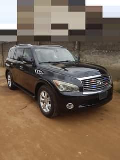 A picture of Infiniti QX56 for RENTAL. Driver fuel will be provided by