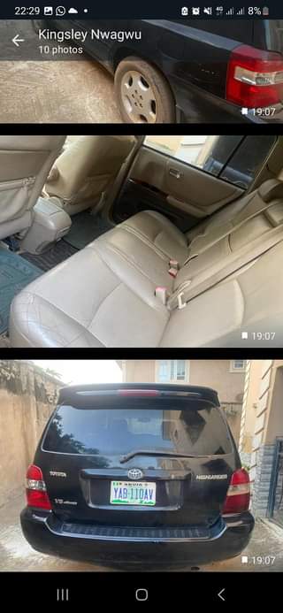 A picture of Toyota highlander 2006 on bet
