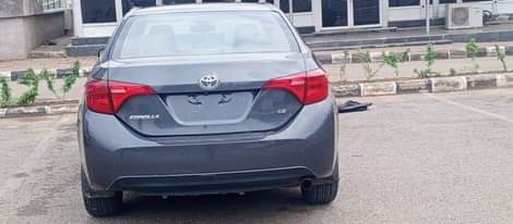 A picture of SUPER DISTRESS A Foreign Used Toyota Corolla Le 2018 Model