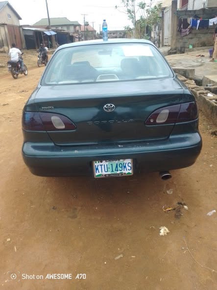 A picture of Toyota Corolla okerejowoelo with engine 100 percent gear 100 AC