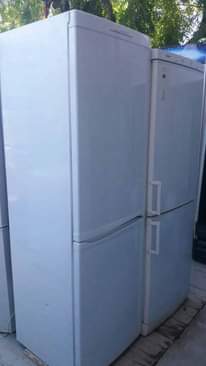 A picture of Fridge freezer and washing machine