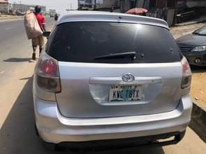 A picture of This car is Toyota matrix 2008 model price slash to