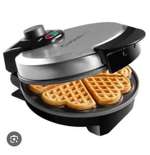 A picture of Electric heart shape waffle maker call or WhatsApp on 0786535355