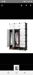 A picture of 3 column plastic wardrobes