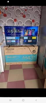 A picture of HISENSE SMART TV INCH 43 MPYA KABISA INA SIKU TATU