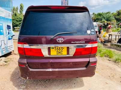 A picture of Alphard mwanza call WhatsApp 0686108116