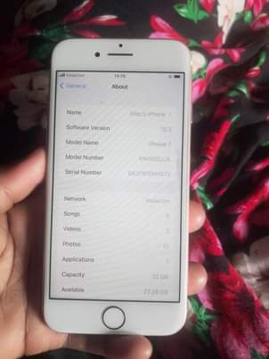 A picture of Iphone 7 plain