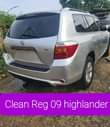 A picture of Clean Registered 09 Toyota Highlander For Sale