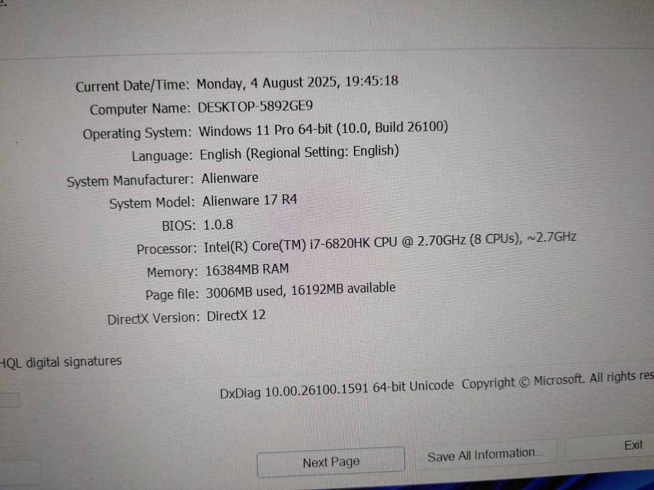 A picture of Gaming Laptop