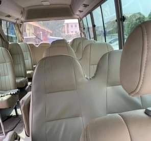 A picture of 2009 model Toyota Coaster.. Direct tokumbo New entry Buy and