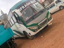 A picture of Isuzu bus for sale