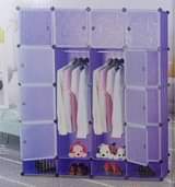 A picture of 4 column plastic wardrobes closets