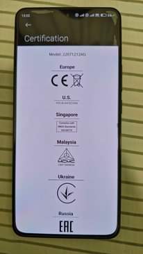 A picture of Xiaomi 12T Mobile Phone