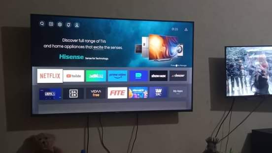 A picture of Hisense smart Tv nch58