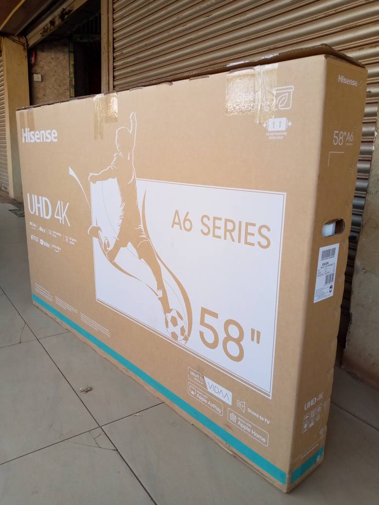 A picture of New 58 inches HISENSE UHD 4K Smart Frameless tv flat