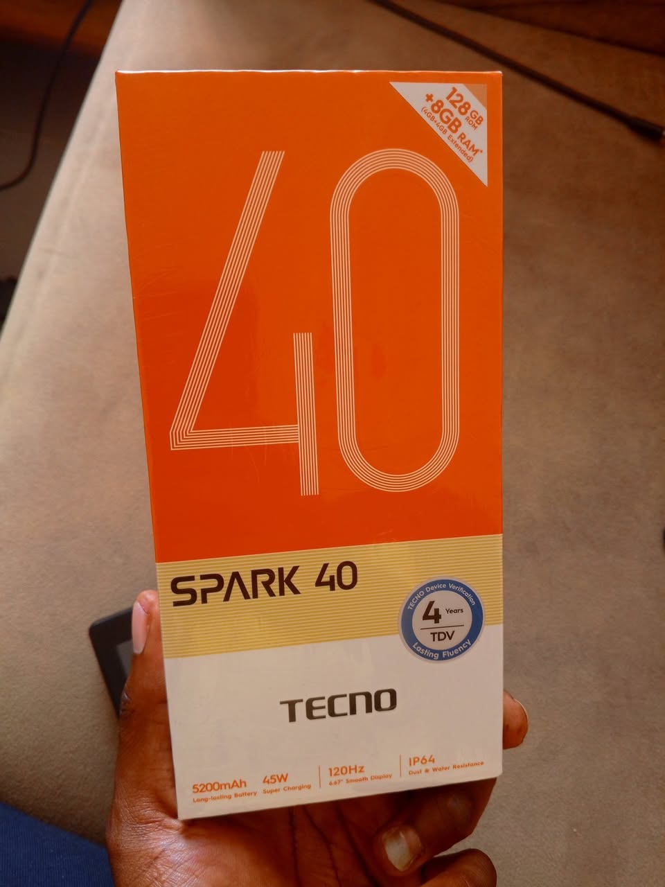 A picture of Tecno spark 40