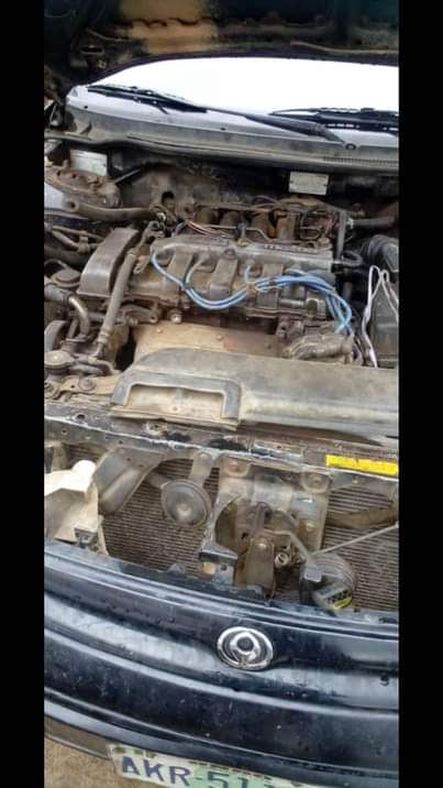 A picture of Available for sale first body of Mazda 626 engine and