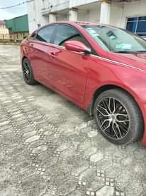 A picture of Hyundai Sonata 2012 Red GLS Sedan FWD 4cyl