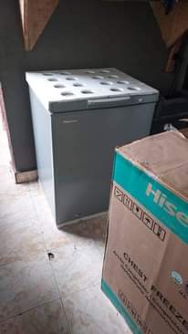 A picture of Hisense deep freeze