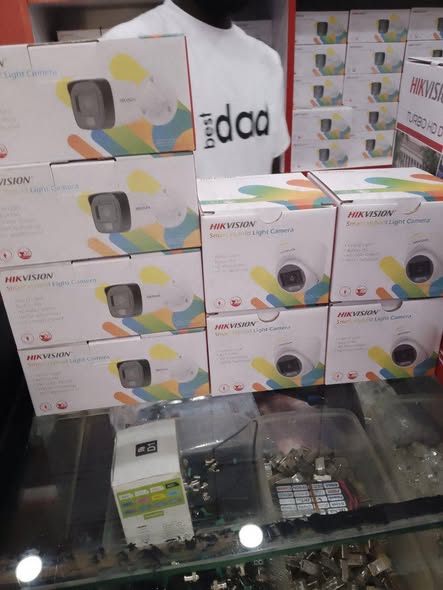 A picture of CCTV camera installation package