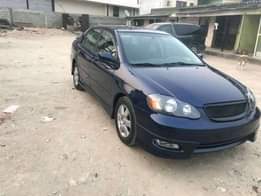 A picture of Fully pimped Tokunbo Toyota corolla Automatic Transmission fabric interior Alloy