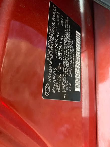 A picture of Foreign Used Hyundai Sonata 2016