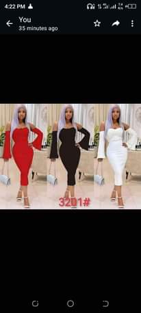 A picture of Ladies Outfits available in different colors and sizes