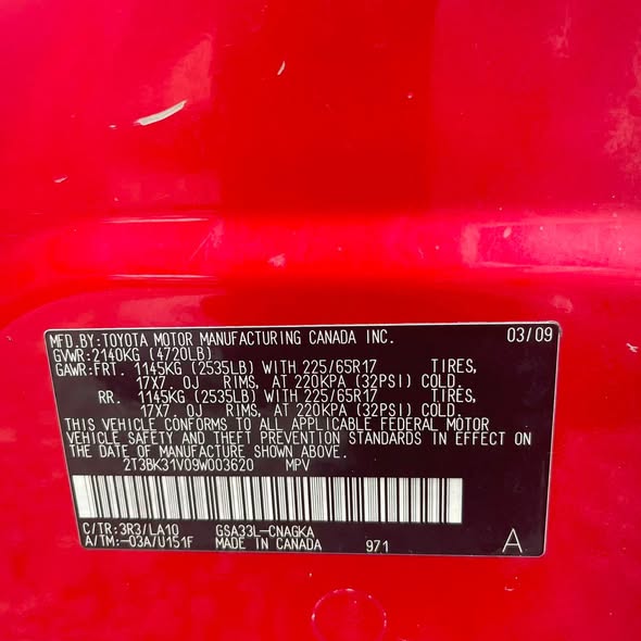 A picture of Toyota rav4 2010