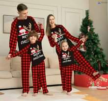 A picture of Christmas attires