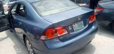 A picture of Belgium standard super grade 08 model Honda civic believe it
