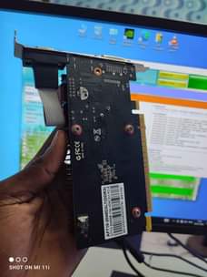 A picture of 2GB dedicated graphics card