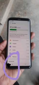 A picture of Samsung S9 at 260k call 0708 062139 Good condition good