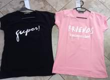 A picture of tshirts