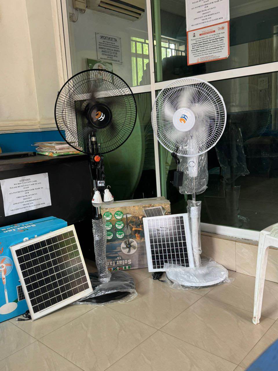 A picture of Solar fan