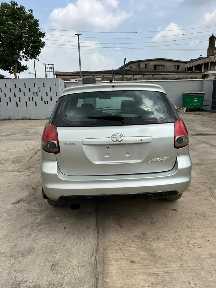 A picture of Reg. Toyota matrix 2004 Model Well painted Sliver on fabric