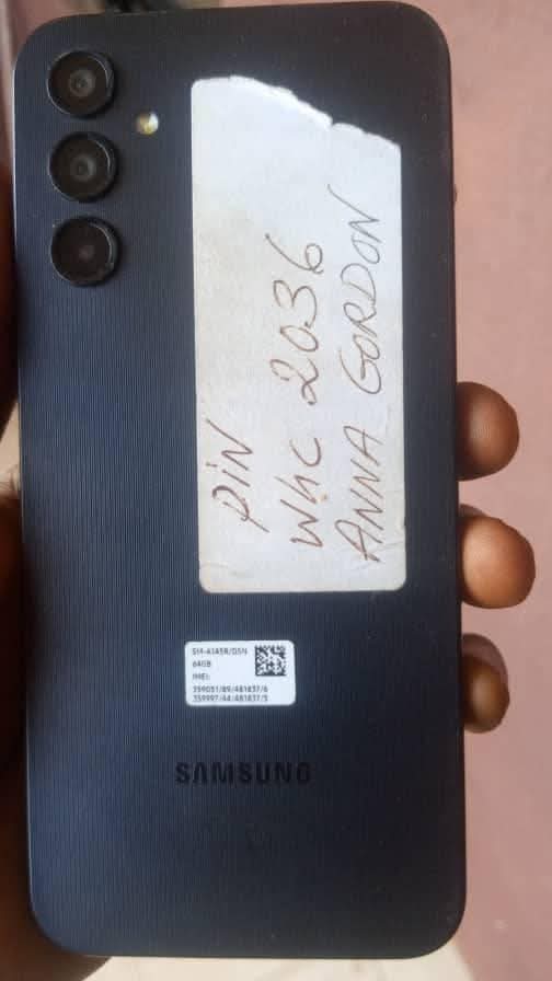 A picture of Uk Used Samsung A14 Locked 64gig 4gig Price Tag 130k