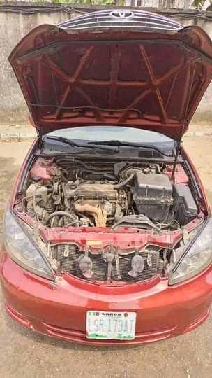 A picture of Toyota Camry 04 5 Available going for 1 6million Engine