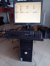 A picture of Dell desktop computer full