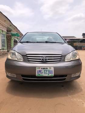 A picture of TOYOTA COROLLA MODEL 2004 Silent Engine Good gear transmission A