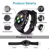 A picture of V8 Smart Watch Your All in One Solution it can