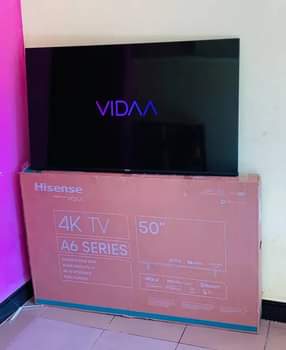 A picture of Hisense smart TV 50 4k A6 series at 700k Whatsapp