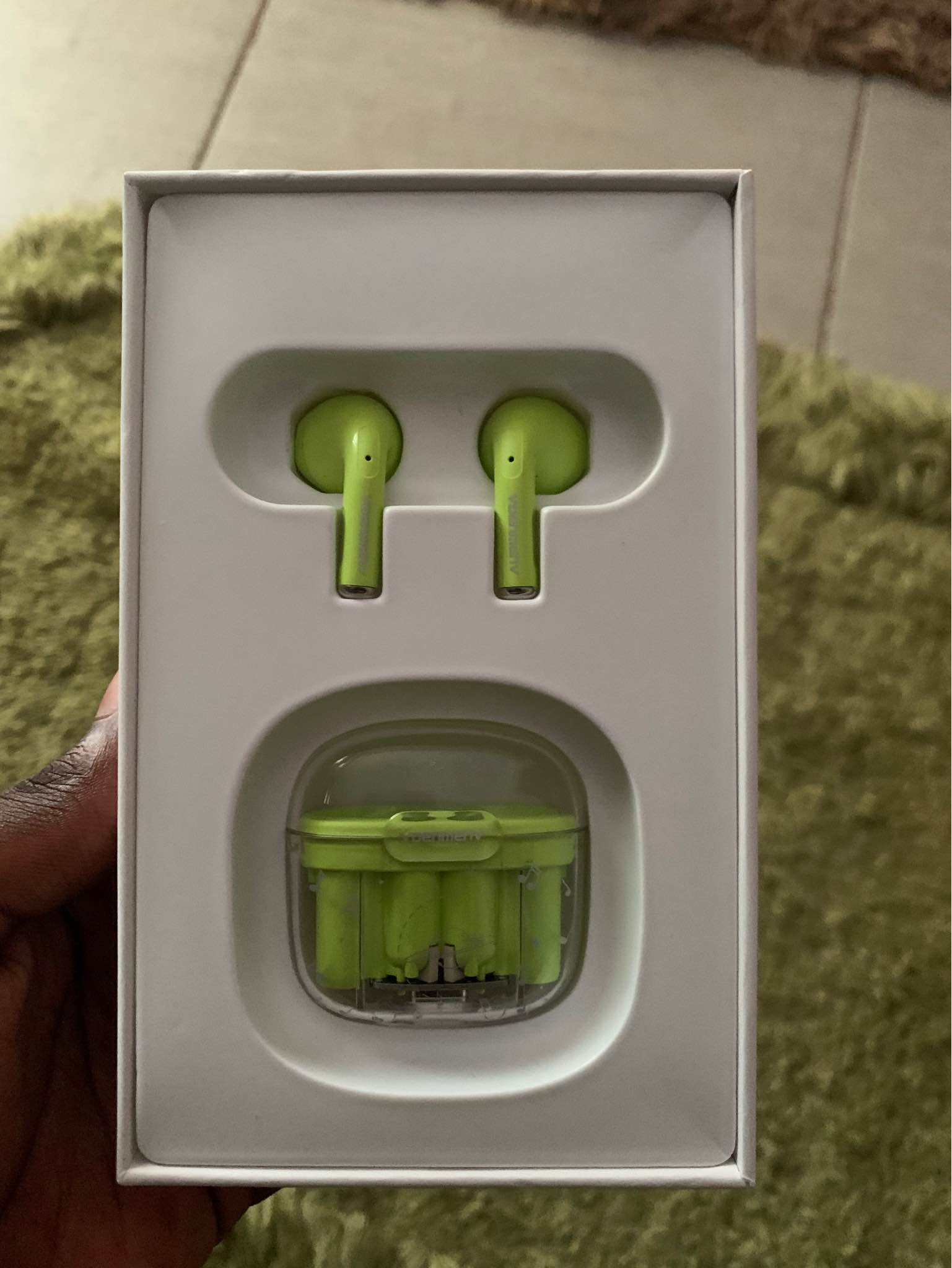 A picture of Get Yourself Earbuds For the Holidays WhatsApp 0709235165 or call