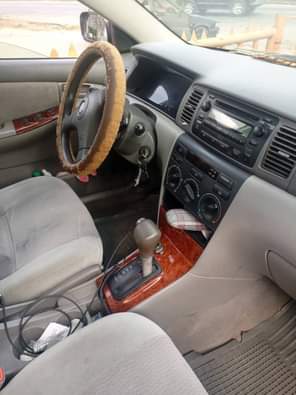 A picture of BELGIUM STANDARD Corolla 2007 model Neat interior AC Chilling Engine