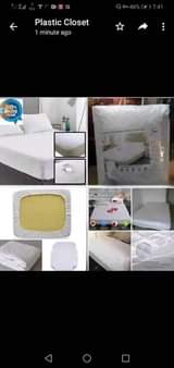 A picture of CLOSETS MOSQUITO NETS BLANKETS IRONING BOARD BEDCOVERS DRY RACK SCHOOL