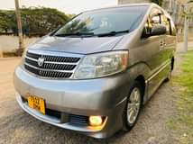 A picture of TOYOTA ALPHARD CURENTLY REGISTRATION DHW YEAR 2004 CC2360 FOUR CYLINDERS