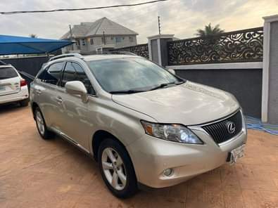 A picture of Here comes a super clean lexus rx350 2011 model registered